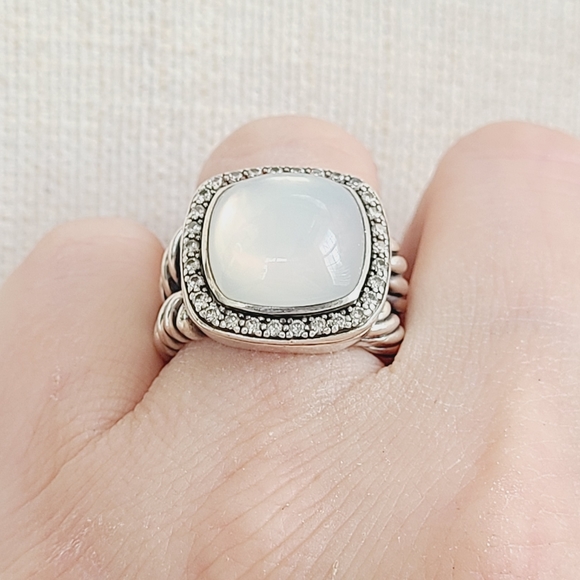 David Yurman Albion 14mm Moon Quartz (Moonstone) D - Picture 11 of 15